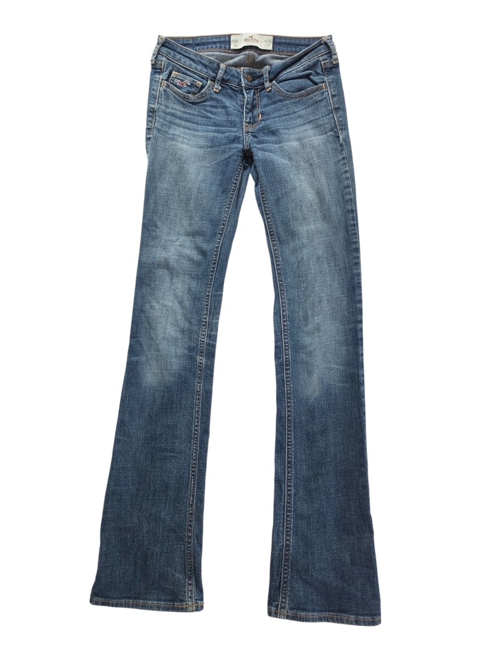 Y2k Hollister Faded Blue Flared Jeans